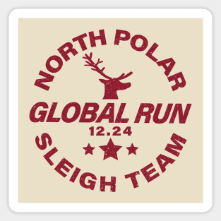 North Polar Sleigh Team Sticker